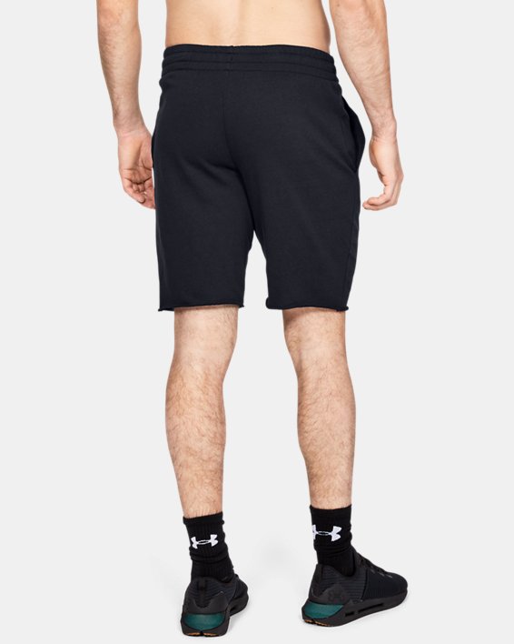 Men's UA Sportstyle Terry Shorts in Black image number 1